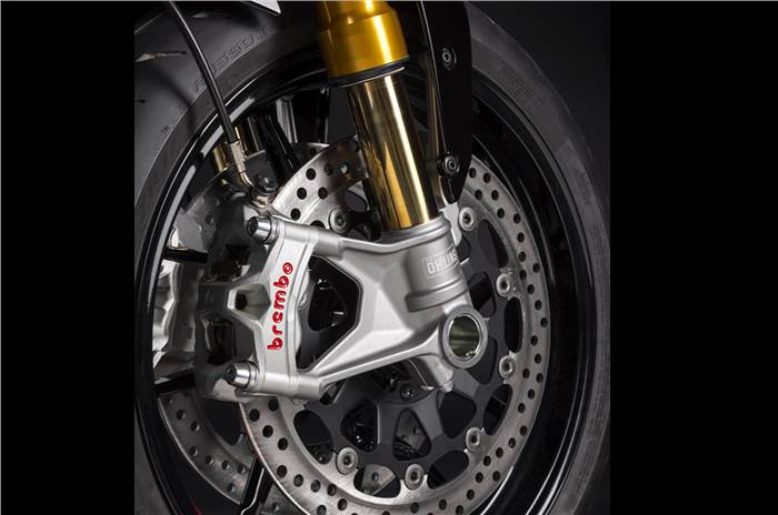 Ducati Monster SP front end details shpt.